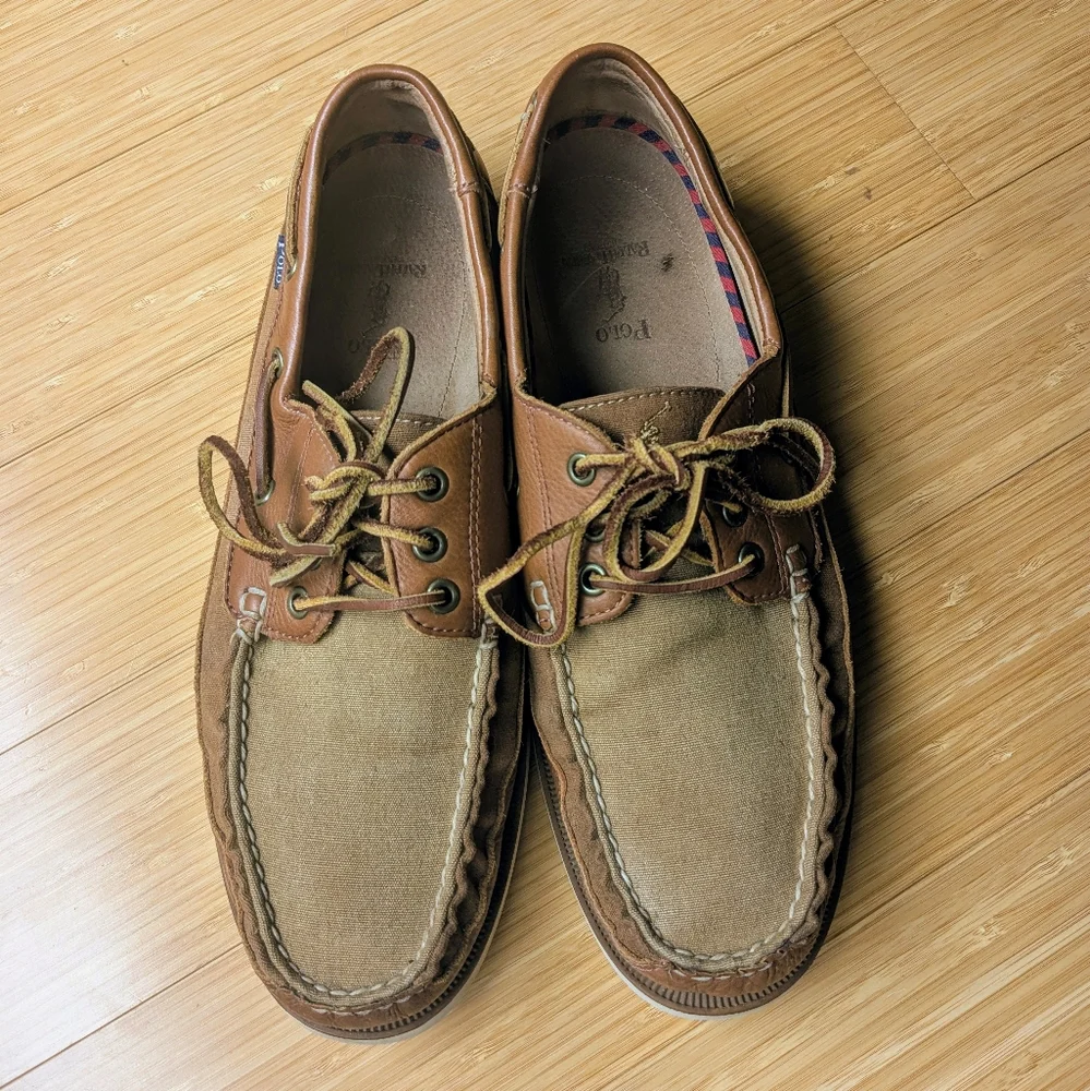 Ralph Lauren Polo Bienne Canoe Boat Shoes - 11.5 D